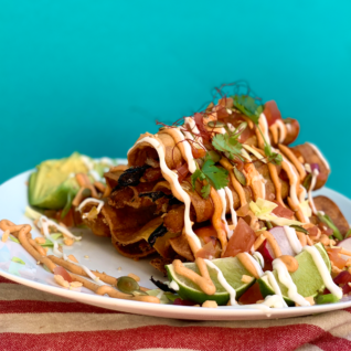 Cheesy Poblano & Papas Taquitos