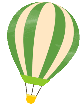 hot air balloon animated