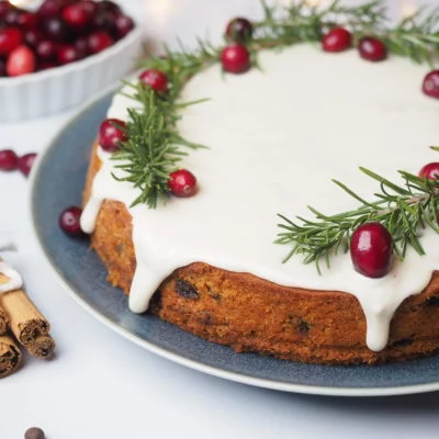 Brandy Soaked Fruitcake Vegan Recipe