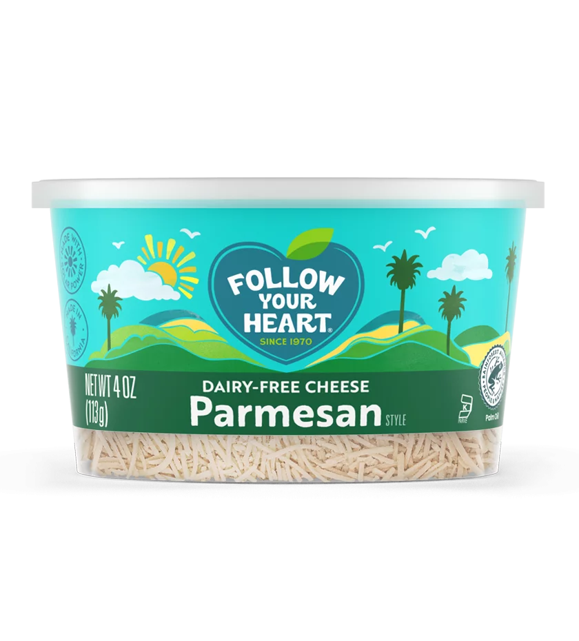 Follow Your Heart® Vegan shredded Parmesan-Style