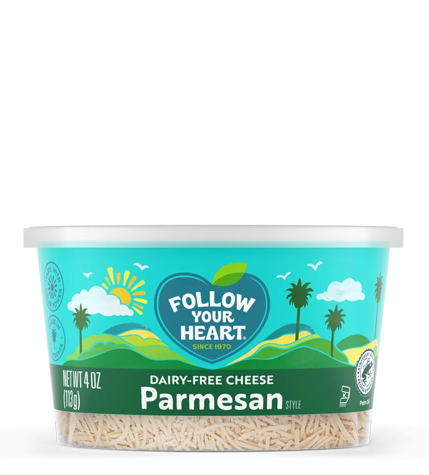 Follow Your Heart® Vegan shredded Parmesan-Style