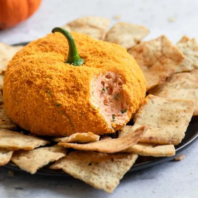 Roasted Red Pepper Cheese Ball Vegan Recipe