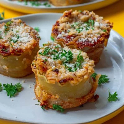 Lasagna Cups Vegan Recipe
