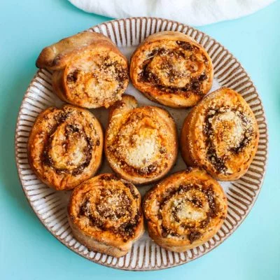 Sausage Pizza Rolls with Beer Cheese Sauce Vegan Recipe