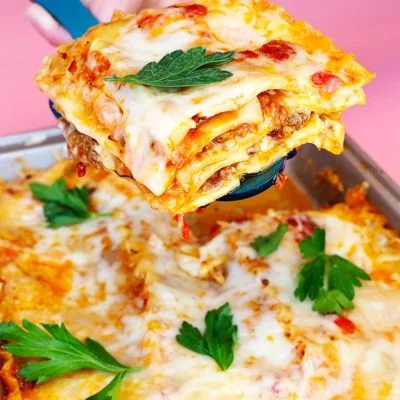 Three Cheese Lasagna Vegan Recipe