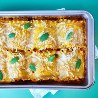 Pumpkin Lasagna Roll Ups Vegan Recipe