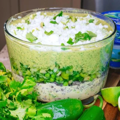Six Layer Green Dip Vegan Recipe