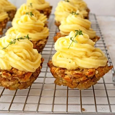 Cheesy Stuffing Cupcakes Vegan Recipe
