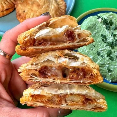 Cheesy Patatas Bravas Pastelitos Vegan Recipe