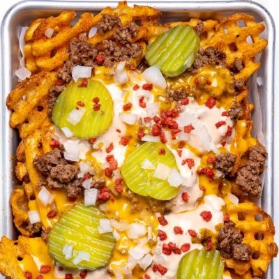 Cheeseburger Fries Vegan Recipe