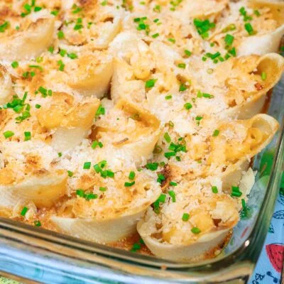 Mac and Cheese Stuffed Shells Vegan Recipe