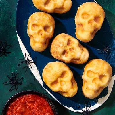 Pizza Skull Pockets Vegan Recipe