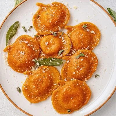 Pumpkin Ravioli Vegan Recipe