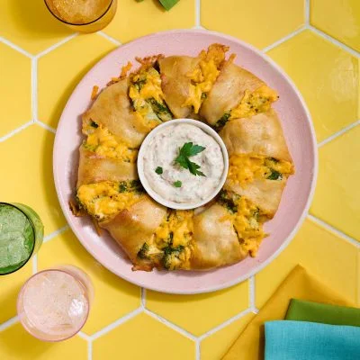 Broccoli Cheddar Style Crescent Ring Vegan Recipe