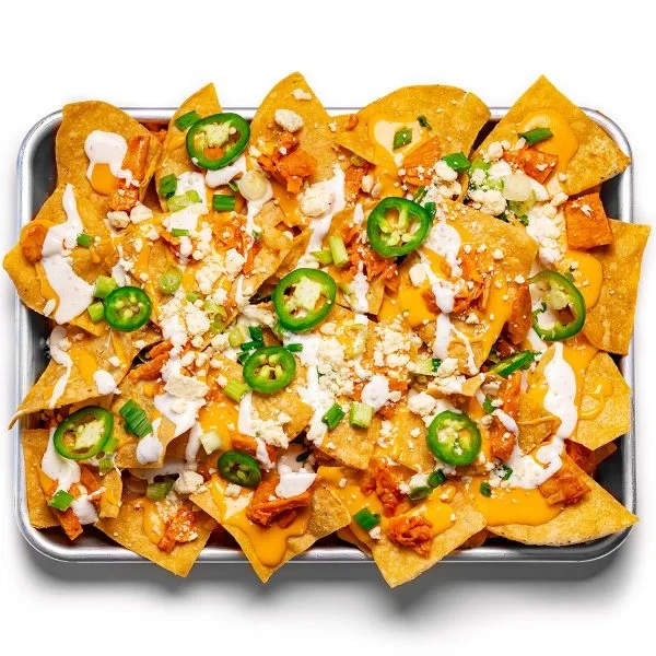 Buffalo Chick’n Nachos Vegan Recipe