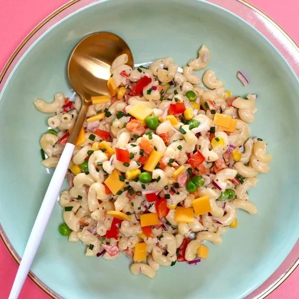 Funfetti Macaroni Salad Vegan Recipe