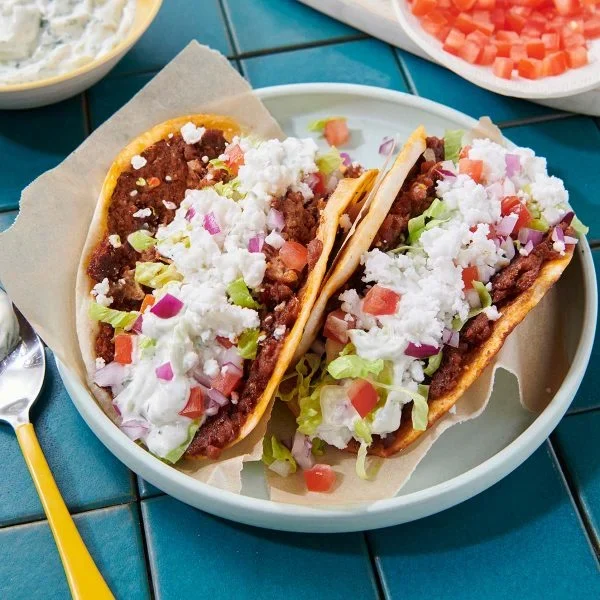 Gyro Smash Tacos Vegan Recipe