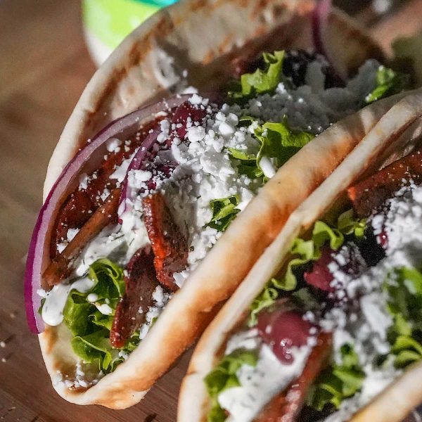 Vegan Gyro with Tzatziki Sauce