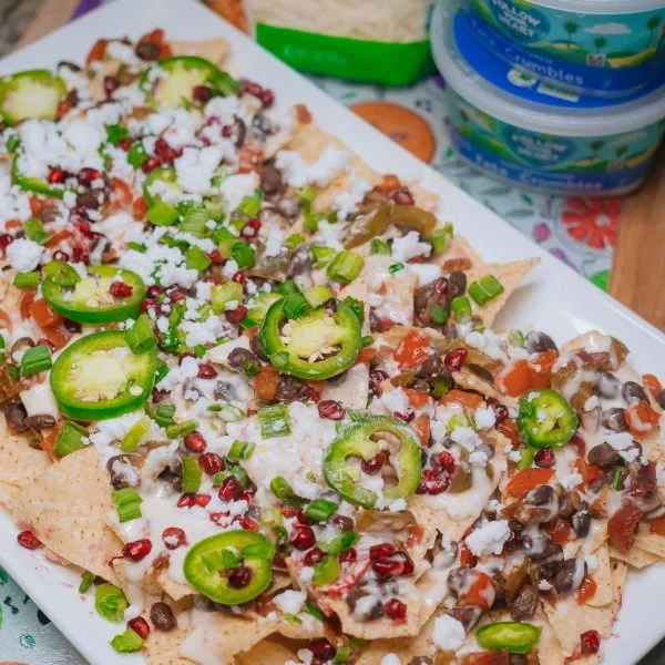 Loaded Party Nachos Vegan Recipe