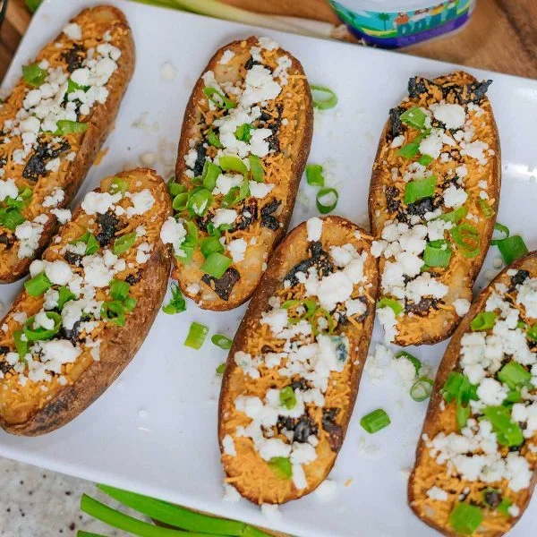 Loaded Potato Skins Vegan Recipe