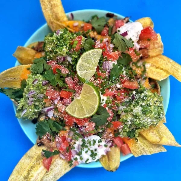 Pulled Pork Plantain Nachos Vegan Recipe