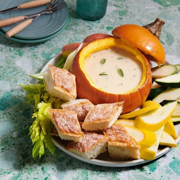 Pumpkin Fondue Vegan Recipe