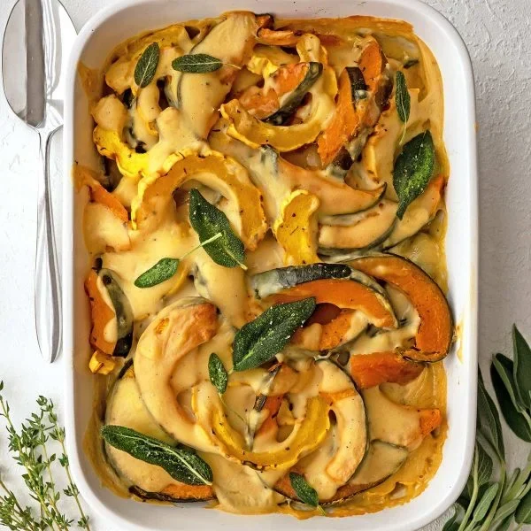 Squash Gratin Vegan Recipe