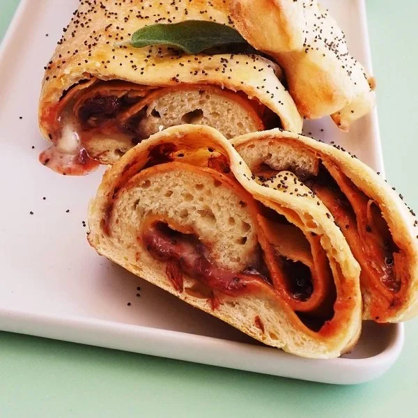 Turkey Cranberry Roll Up Vegan Recipe