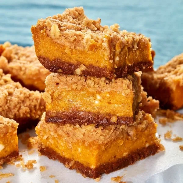 Vegan Pumpkin Cheesecake Bars Vegan Recipe