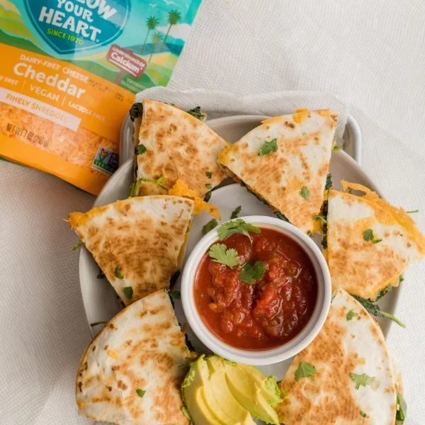 Veggie Quesadillas Vegan Recipe